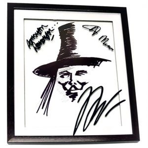 Collectible- V for Vendetta wall Art Framed Custom pictures w/ Vinyl signatures